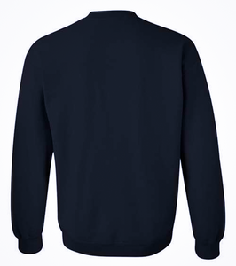 817 Roman Numerals - Black Sweatshirt - Red and White Font