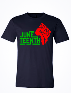 Juneteenth 1865 African Fist- Black