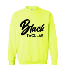 Load image into Gallery viewer, BlackTacular Logo 4 Sweatshirt - Neon Green
