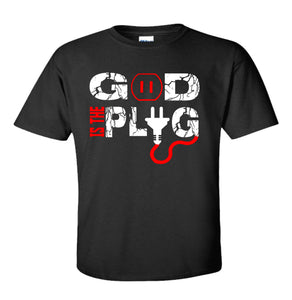 God Is The Plug - Black