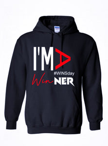 I'm A Winner Hoodie #WINSday - Black