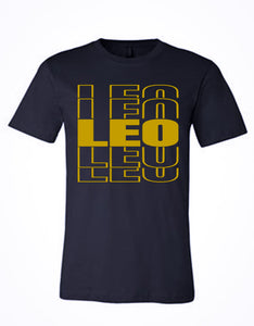 Leo Zodiac - Black/Gold