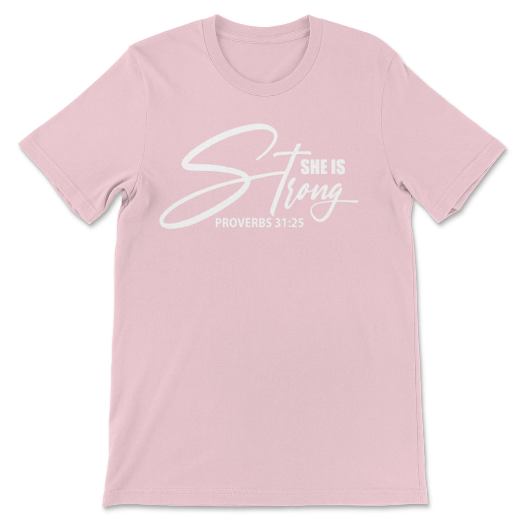 She Is Strong - Blush Pink
